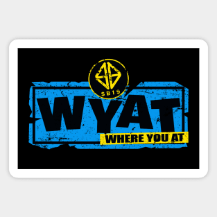 SB19 WYAT WHERE YOU AT LOGO Magnet